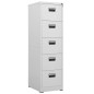 vidaXL Aktenschrank Hellgrau 46x62x164 cm Stahl vidaXL Aktenschrank Hellgrau 46x62x164 cm Stahl