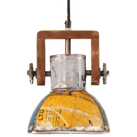 vidaXL Hängelampe Industrie-Stil 25 W Mehrfarbig Rund 19 cm E27