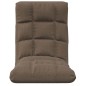 vidaXL Bodenstuhl Faltbar Taupe Stoff vidaXL Bodenstuhl Faltbar Taupe Stoff