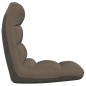 vidaXL Bodenstuhl Faltbar Taupe Stoff vidaXL Bodenstuhl Faltbar Taupe Stoff