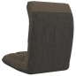vidaXL Bodenstuhl Faltbar Taupe Stoff vidaXL Bodenstuhl Faltbar Taupe Stoff