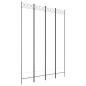 vidaXL 4-tlg. Paravent Weiß 160x220 cm Stoff vidaXL 4-tlg. Paravent Weiß 160x220 cm Stoff
