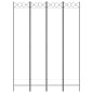 vidaXL 4-tlg. Paravent Weiß 160x220 cm Stoff vidaXL 4-tlg. Paravent Weiß 160x220 cm Stoff