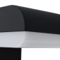 vidaXL Außenwandleuchte LED 9 W Schwarz Oval vidaXL Außenwandleuchte LED 9 W Schwarz Oval