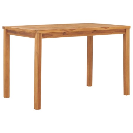 vidaXL Garten-Esstisch 120x70x77 cm Massivholz Teak