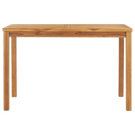 vidaXL Garten-Esstisch 120x70x77 cm Massivholz Teak