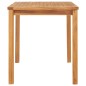 vidaXL Garten-Esstisch 120x70x77 cm Massivholz Teak vidaXL Garten-Esstisch 120x70x77 cm Massivholz Teak