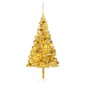 Künstlicher Weihnachtsbaum mit LEDs & Kugeln Golden 210cm PET Künstlicher Weihnachtsbaum mit LEDs & Kugeln Golden 210cm PET