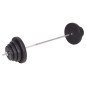 vidaXL Langhantel- und Kurzhantelset 120 kg vidaXL Langhantel- und Kurzhantelset 120 kg