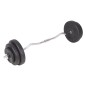 vidaXL Langhantel- und Kurzhantelset 120 kg vidaXL Langhantel- und Kurzhantelset 120 kg