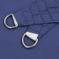 vidaXL Sonnensegel Oxford-Gewebe Dreieckig 3x3x3 m Blau