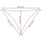 vidaXL Sonnensegel Oxford-Gewebe Dreieckig 4x5x6,4 m Gelb vidaXL Sonnensegel Oxford-Gewebe Dreieckig 4x5x6,4 m Gelb