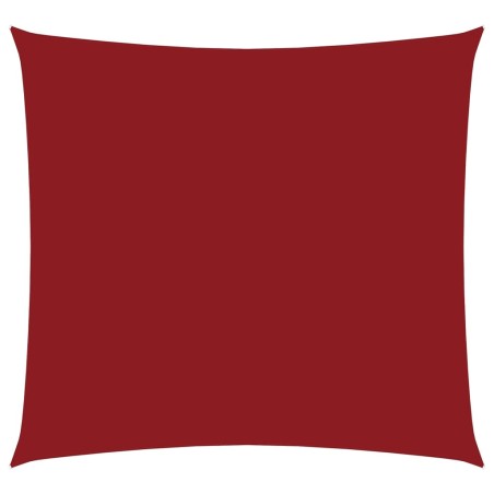 vidaXL Sonnensegel Oxford-Gewebe Quadratisch 3x3 m Rot