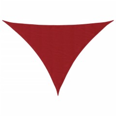 vidaXL Sonnensegel Oxford-Gewebe Dreieckig 3,5x3,5x4,9 m Rot