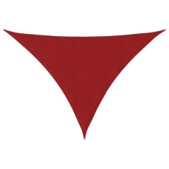 vidaXL Sonnensegel Oxford-Gewebe Dreieckig 4x4x5,8 m Rot