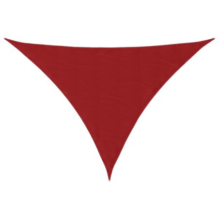 vidaXL Sonnensegel Oxford-Gewebe Dreieckig 4x4x5,8 m Rot