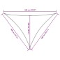 vidaXL Sonnensegel Oxford-Gewebe Dreieckig 4x4x5,8 m Rot vidaXL Sonnensegel Oxford-Gewebe Dreieckig 4x4x5,8 m Rot