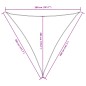 vidaXL Sonnensegel Oxford-Gewebe Dreieckig 3,6x3,6x3,6 m Orange vidaXL Sonnensegel Oxford-Gewebe Dreieckig 3,6x3,6x3,6 m Orange