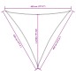 vidaXL Sonnensegel Oxford-Gewebe Dreieckig 4,5x4,5x4,5 m Orange vidaXL Sonnensegel Oxford-Gewebe Dreieckig 4,5x4,5x4,5 m Orange