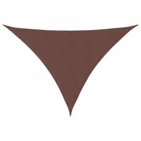 vidaXL Sonnensegel Oxford-Gewebe Dreieckig 3x4x5 m Braun