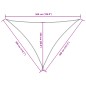 vidaXL Sonnensegel Oxford-Gewebe Dreieckig 3x4x5 m Braun vidaXL Sonnensegel Oxford-Gewebe Dreieckig 3x4x5 m Braun