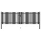 vidaXL Gartentor Stahl 4x1,5 m Anthrazit vidaXL Gartentor Stahl 4x1,5 m Anthrazit