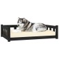 vidaXL Hundebett Schwarz 105,5x75,5x28 cm Massivholz Kiefer vidaXL Hundebett Schwarz 105,5x75,5x28 cm Massivholz Kiefer