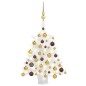 vidaXL Künstlicher Weihnachtsbaum mit Beleuchtung & Kugeln Weiß 65 cm vidaXL Künstlicher Weihnachtsbaum mit Beleuchtung & Kugeln Weiß 65 cm