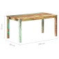 vidaXL Esstisch Altholz Massiv 160x80x76 cm vidaXL Esstisch Altholz Massiv 160x80x76 cm