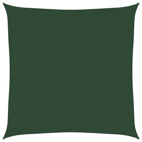 vidaXL Sonnensegel 160 g/m² Dunkelgrün 6x6 m HDPE