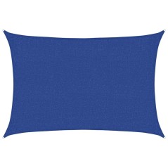 vidaXL Sonnensegel 160 g/m² Blau 2x2,5 m HDPE
