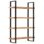 vidaXL Bücherregal mit 4 Böden 120x40x180 cm Akazie Massivholz vidaXL Bücherregal mit 4 Böden 120x40x180 cm Akazie Massivholz