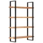 vidaXL Bücherregal mit 4 Böden 120x40x180 cm Akazie Massivholz vidaXL Bücherregal mit 4 Böden 120x40x180 cm Akazie Massivholz