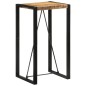 vidaXL Bartisch 60x55x110 cm Massives Raues Mangoholz vidaXL Bartisch 60x55x110 cm Massives Raues Mangoholz