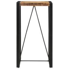  vidaXL Bartisch 60x55x110 cm Massives Raues Mangoholz