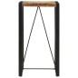vidaXL Bartisch 60x55x110 cm Massives Raues Mangoholz vidaXL Bartisch 60x55x110 cm Massives Raues Mangoholz