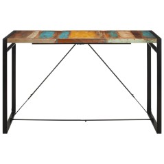 vidaXL Bartisch 175x90x110 cm Massives Altholz
