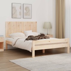 vidaXL Wand-Kopfteil 140x3x60 cm Massivholz Kiefer