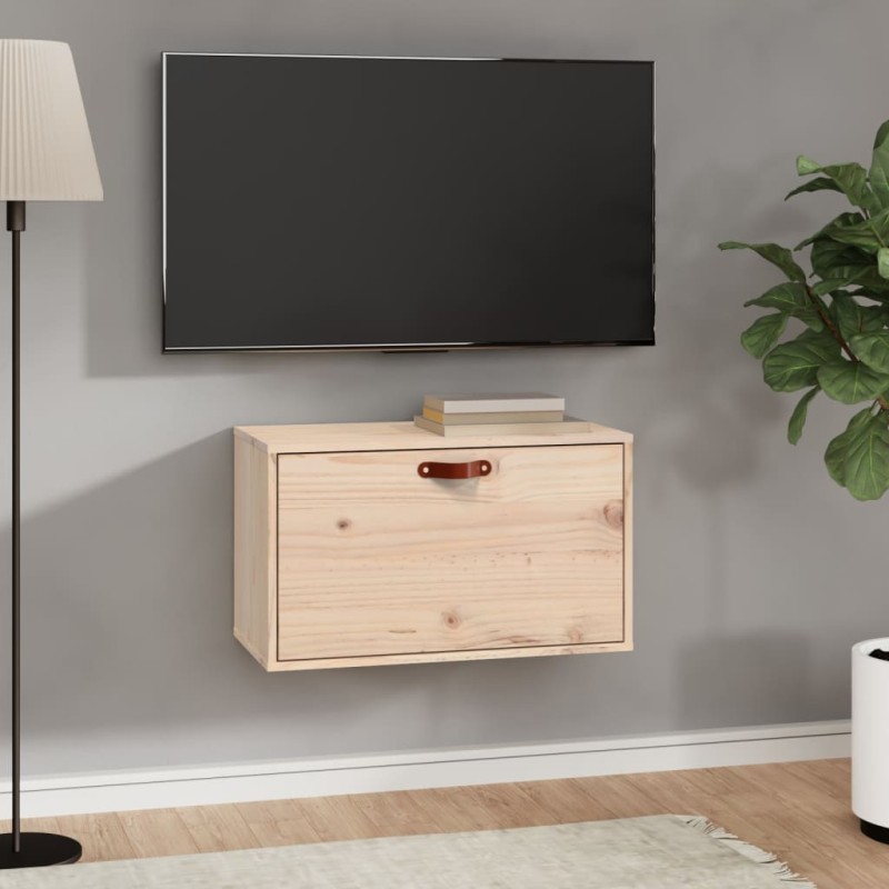 vidaXL Wandschrank 60x30x35 cm Massivholz Kiefer vidaXL Wandschrank 60x30x35 cm Massivholz Kiefer