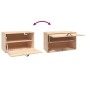vidaXL Wandschrank 60x30x35 cm Massivholz Kiefer vidaXL Wandschrank 60x30x35 cm Massivholz Kiefer