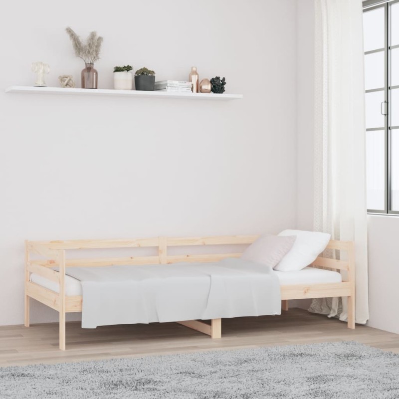 vidaXL Tagesbett ohne Matratze 80x200 cm Massivholz Kiefer vidaXL Tagesbett ohne Matratze 80x200 cm Massivholz Kiefer