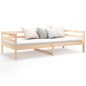 vidaXL Tagesbett ohne Matratze 80x200 cm Massivholz Kiefer vidaXL Tagesbett ohne Matratze 80x200 cm Massivholz Kiefer