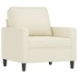 vidaXL 4-tlg. Sofagarnitur Creme Samt vidaXL 4-tlg. Sofagarnitur Creme Samt