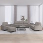vidaXL 4-tlg. Sofagarnitur Taupe Stoff vidaXL 4-tlg. Sofagarnitur Taupe Stoff