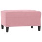 vidaXL 4-tlg. Sofagarnitur mit Kissen Rosa Samt vidaXL 4-tlg. Sofagarnitur mit Kissen Rosa Samt