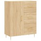 vidaXL Highboard Sonoma-Eiche 69,5x34x180 cm Holzwerkstoff vidaXL Highboard Sonoma-Eiche 69,5x34x180 cm Holzwerkstoff