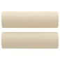 vidaXL 4-tlg. Sofagarnitur mit Kissen Creme Stoff vidaXL 4-tlg. Sofagarnitur mit Kissen Creme Stoff