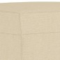 vidaXL 4-tlg. Sofagarnitur mit Kissen Creme Stoff vidaXL 4-tlg. Sofagarnitur mit Kissen Creme Stoff