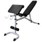 vidaXL Hantelbank mit Ablage, Langhantel und Kurzhantel-Set 120 kg vidaXL Hantelbank mit Ablage, Langhantel und Kurzhantel-Set 120 kg