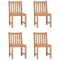 vidaXL 5-tlg. Garten-Essgruppe Teak Massivholz vidaXL 5-tlg. Garten-Essgruppe Teak Massivholz